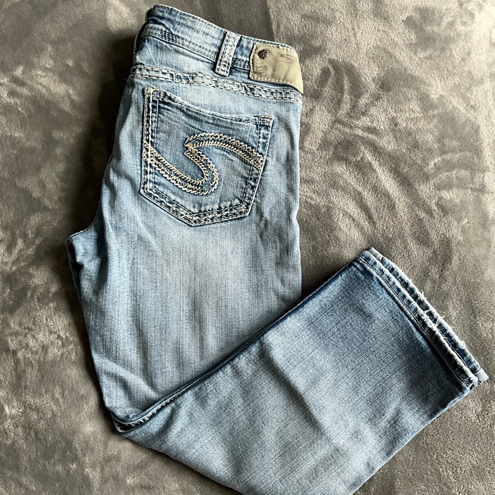 Silver jeans aiko cropped
